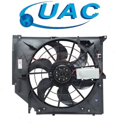 UAC Engine Cooling Fan Assembly for 2001-2005 BMW 325xi - Belts Clutch Motor xp Foto 1 de 4