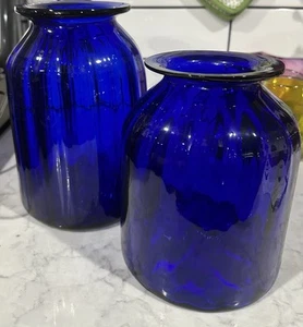 Vintage Cobalt Canister Set - Picture 1 of 5