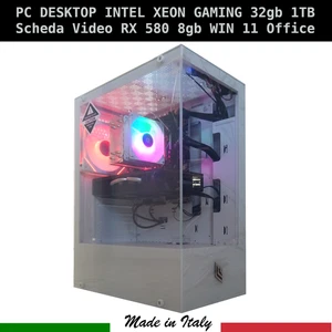 PC Desktop Gaming | Intel 14-Core | RX 580 8GB | 32GB RAM | 1TB NVMe | Win 11 - Zdjęcie 1 z 8