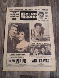 PLATTENSPIEGEL Notenpapier 24. November 1962 - Del Shannon/Shirley Bassey/Cliff - Bild 1 von 9