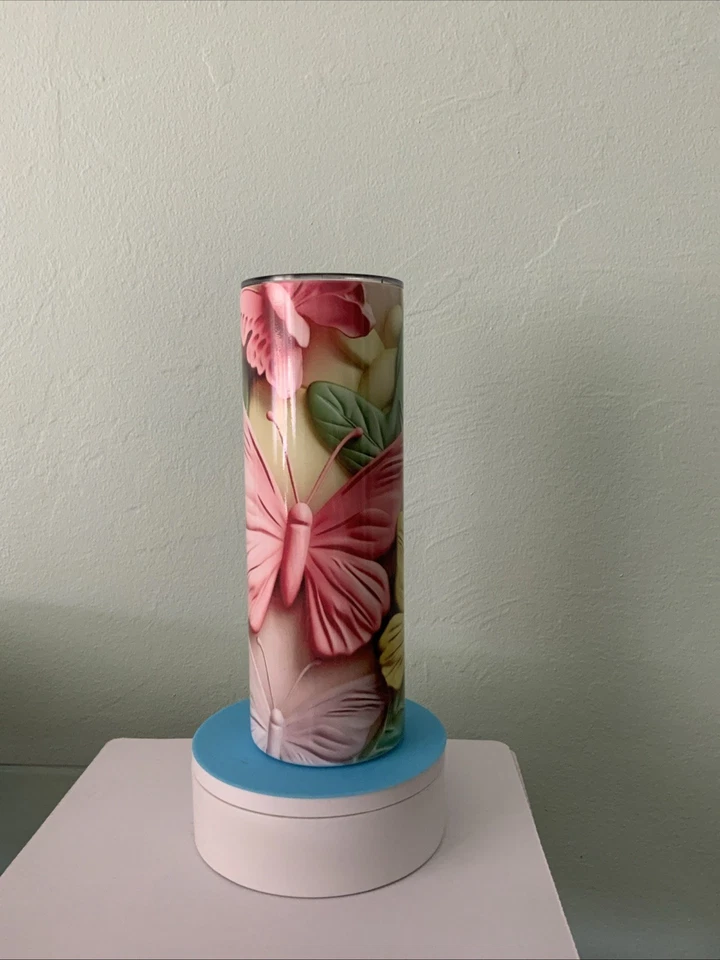 Butterfly 20oz Double Insulated Tumbler/pick Your Design - Imagem 1 de 1