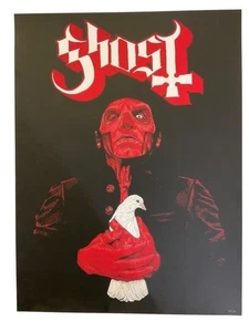 Super Rare Ghost Papa Emeritus Limited White Dove Poster Last of Print 215/215 - Picture 1 of 4