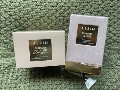 Aerin Tuberose Le Jour Perfume y Aerin Tuberose Luxuriant Loción Corporal Foto 1 de 2