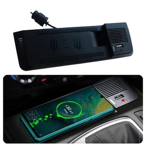 Chargeur Rapide Téléphone Voiture Sans Fil 15W pour Audi A4 B8 A4 Allroad A5 S5 RS5 Q5 - Photo 1 sur 8