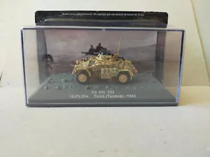 SD. KFZ. 222 10.PZ.DIV. TUNIS TUNISIA 1943 1/72 IXO NUEVO NEW MINT IN BOX - Foto 1 di 5