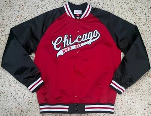 Mitchell & Ness Cooperstown Collection MLB Chicago White Sox Satin Jacket Size L - Picture 1 of 11