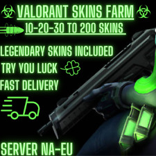Valorant Account acc  EU-NA  3-10-20-30 to 200 Skins  Delivery 0-12 Hours NFA