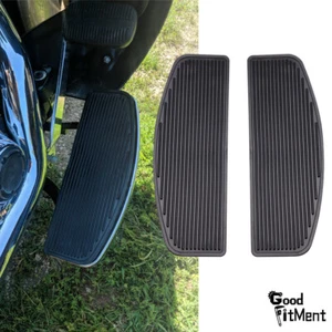 Front Rubber Rider Insert Floorboard Footboards Foot Peg Footrest Pad For Harley - Imagen 1 de 12