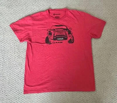 Camiseta corta Ram para hombre grande 4 UR HLTH roja SLV Foto 1 de 4