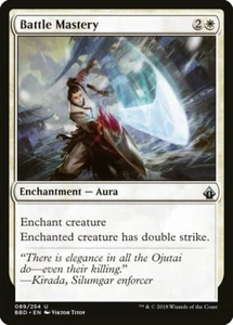 MAGIC THE GATHERING MTG - Battlebond BBD #89 Battle Mastery - UNCO - Imagen 1 de 1