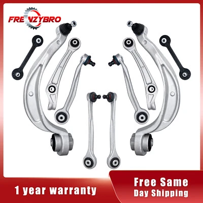 Brazo de control inferior delantero de 10 piezas con kit de rótula para Audi A4 A5 S4 S5 Q5 2008-2010 Foto 1 de 4