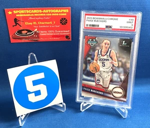 2023-24 Bowman Chrome University Basketball PAIGE BUECKERS #90 ROOKIE PSA 9 - Picture 1 of 4