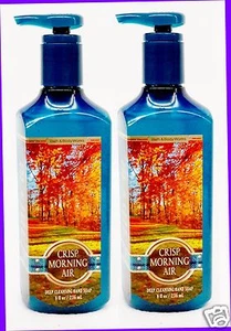 2 Bath & Body Works CRISP MORNING AIR Deep Cleansing Hand Soap - Picture 1 of 1