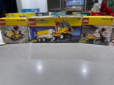 Lego New Shell Tanker Set 1252 w/ Go Kart 1251 and Dragster 1250 - Image 1 of 4