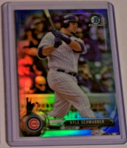 Bowman Chrome Blue Refractor 2017 Kyle Schwarber/150 Cubs #21 - Imagen 1 de 1