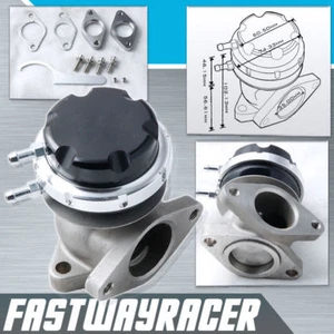 Universal Version 2 38MM Black Turbo External Wastegate Adjustable 11 PSI 102MM - Foto 1 di 1