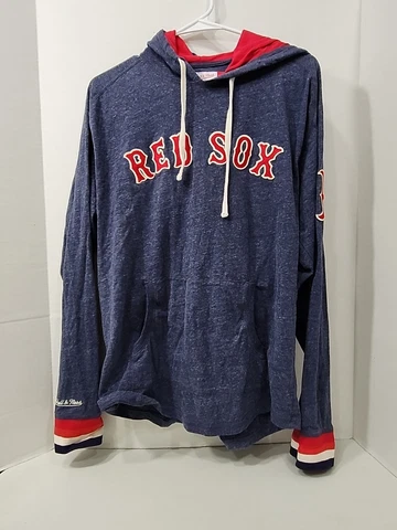 Mitchell & Ness Cooperstown Collection Pullover Hoodie, Boston Red Sox Large Cover