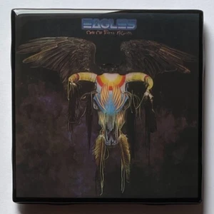 EAGLES One Of These Nights COASTER Custom Ceramic Tile Barware Cork Album Art - Bild 1 von 4