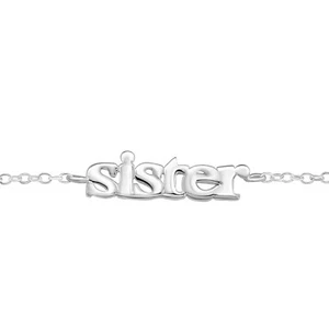 Silver Sister Bracelet — AUS Postage — Family Jewellery Jewelry Sterling 925 - Picture 1 of 1