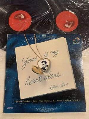 Robert Shaw Yours Is My Heart Alone 2 X LP RCA Mono Shaded Dog DG VG+!!!! - Image 1 of 4