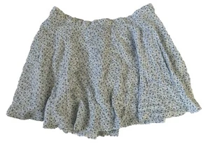 Polo Ralph Lauren Kids Girls Floral Field Pattern White Blue Skirt Size M 8-10 - Picture 1 of 7