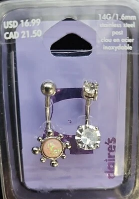 Claire's Belly Piercing Jewelry *NEW* - Image 1 of 3