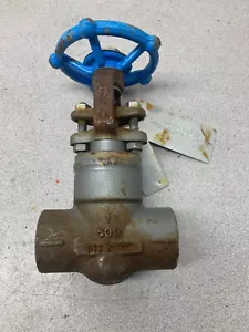 NEW SURPLUS SMITH FORGED STEEL 1" GATE VALVE 0870 0000W BODY A105 STEM 13CR - Picture 1 of 7