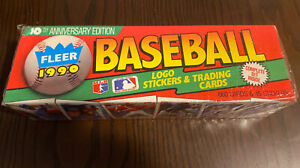 Fleer 1990 Baseball Logo Stickers & Trading Cards Complete Set Factory Sealed