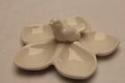 LC Lauren Conrad Bird & Flower 5 Compartment Ceramic Ring Holder Trinket Dish