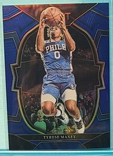 Tyrese Maxey 2022-23 Select Concourse Blue Prizm #9 76ers