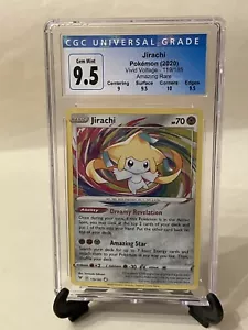 Jirachi Amazing Rare 119/185 Vivid Voltage Pokémon CGC 9.5 Gem Mint W/ Subs - Picture 1 of 2