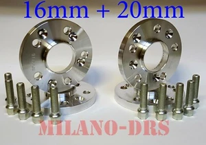 KIT 4 DISTANZIALI RUOTA 16+20mm MERCEDES GLC - GLE + BULLONI - Imagen 1 de 1