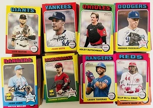 2024 Topps Heritage Baseball Complete Base Set #101-500 (incl. #407) + 23 SP’s - Picture 1 of 3