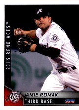 2015 Reno Aces Choice #28 Jamie Romak London Ontario Canada Baseball Card