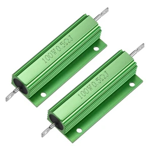 Resistencia de carcasa de aluminio 2 piezas 100 W 0,5 ohmios Wirewound para convertidor LED - Imagen 1 de 4