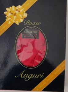 BOXER UOMO ELASTICIZZATO ROSSO AUGURI NATALE CAPODANNO COMPLEANNO - Foto 1 di 10