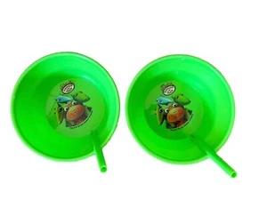 Jim Henson Dinosaur Train Straw Cereal Bowl Buddy & Friends Set Of 2 Never Used - Picture 1 of 2