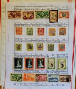 stamps República Dominicana (Lot #25) Stamps 1901-1952 Used - Picture 1 of 3