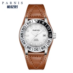 42mm Parnis Sapphire Glass Men's Casual Watch Miyota Automatic Luminous Marker - Picture 1 of 20