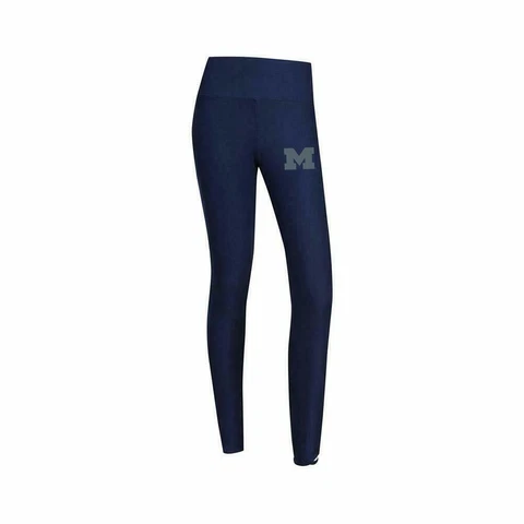 Michigan Wolverines Women's Leggings Fortitude Yoga Pants Cover