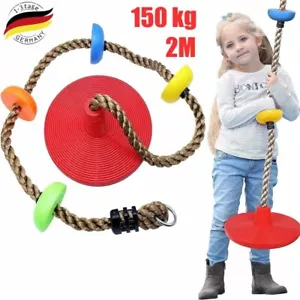 Schaukel Outdoor Kinder Kletterseil Schaukel mit Plattform, für Kinder Baum - Bild 1 von 18