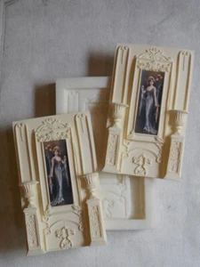 Dolls House Ornate Display Wall Panels Silicone Mould 1 / 12th  Scale - Picture 1 of 1
