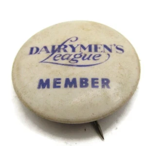 Dairymen's League Member Pin Button Vintage - Picture 1 of 4