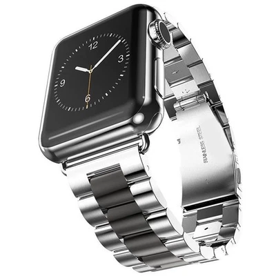Correa de eslabones de acero inoxidable 38-49 mm para Apple Watch Ultra2 11 10 9 8 7 correa de reloj Foto 1 de 4