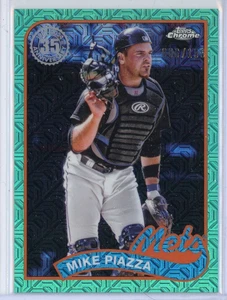 2024 Topps '89 Topps Silver Pack Chrome S2 Aqua Refractors #2T89C57 Mike Piazza - Picture 1 of 2