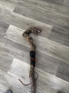 Halloween costume serpent head walking stick of Moses - Picture 1 of 8