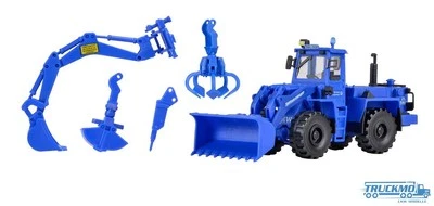 Kibri THW Zettelmeyer Radlader ZL1801 mit beleuchtetem Arbeitsscheinwerfer 18455 - Bild 1 von 4