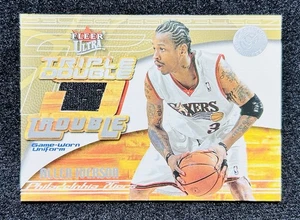 2001 Ultra AI Platinum Medallion Game Worn Used Jersey Rare Mint 01-02 SP /25 - Picture 1 of 2