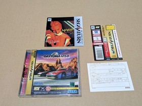SS Sega Saturn Soft Daytona USA Circuit Edition Daytona USA with Obi Race Game