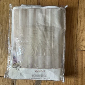 The Jabara Group Shower Curtain 72x72 Cotton Polyester Blend White Rn 89854 - Picture 1 of 3